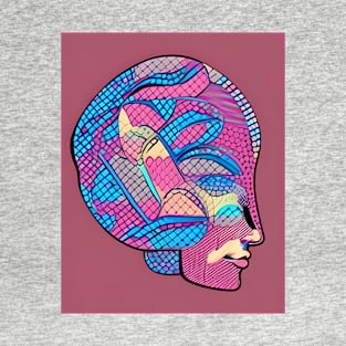 Abstract head illustration T-Shirt